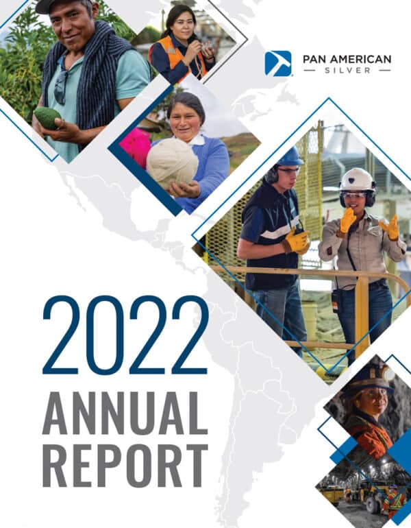 Pan American Silver 2021 Annual Report Cover